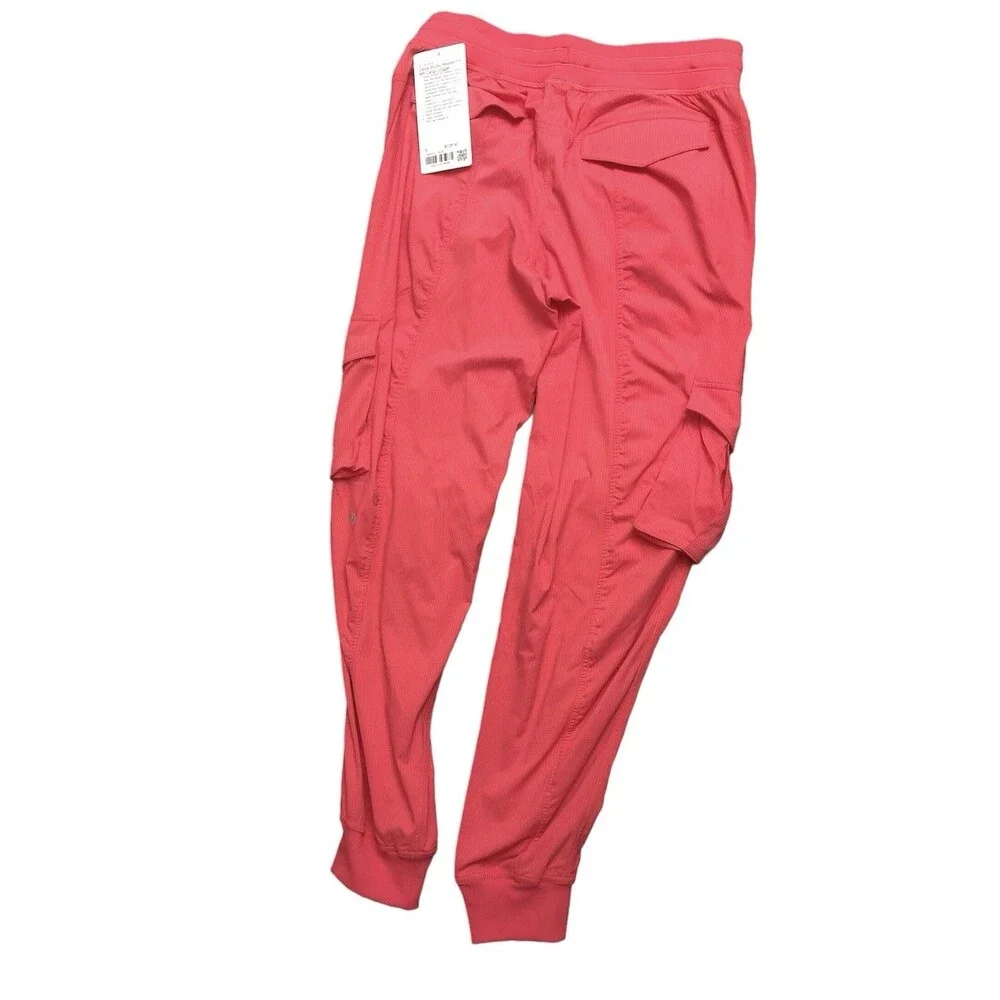 lululemon athletica Bright Pink Cargo Track Pants